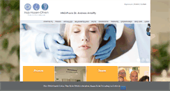 Desktop Screenshot of hno-zentrum-dueren.de